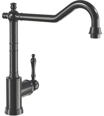 Villeroy & Boch Avia 2.0 Küchenarmatur, Hochdruck, Wasserhahn Küche mit Keramikkartusche und 360° Schwenkbereich, Spültischarmatur energiesparend, Auslauf Höhe 235mm, Anthracite