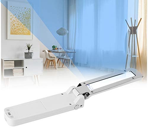 Lampada di disinfezione UV, lampada di sterilizzazione lampada UV per casa armadi armadietti purificatore d'aria disinfezione batteri purificatore d'aria, lampada portatile UV + sterilizzatore ozono