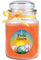 HS Candle Duftkerze als Ostergeschenk (Honigmelone-Duft), Design: Ostereier - Kerze als Osterdeko - 500g. Wachs mit ca. 110 Stunden Brenndauer