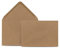 75 Briefumschläge DIN C6 Kraftpapier Braun - 11,4 x 16,2 cm - Kuverts mit 120 g/m² Nassklebung spitze Klappe - Umschläge ohne Fenster - Colours-4-you