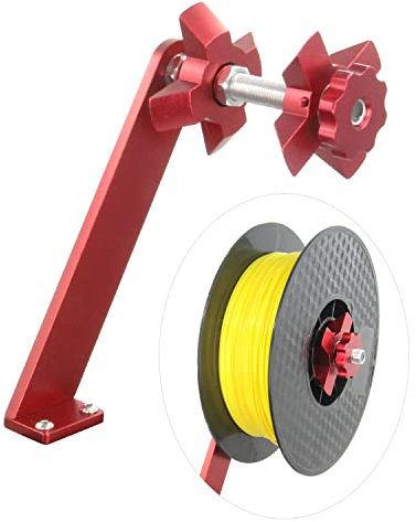 Yeebyee Upgrade Filament Spule Halter Kit mit Lager Drehbarer Halter für Ender3/Ender3 V2/Ender3 Pro/Ender5/CR-10 (Spulenhalter)