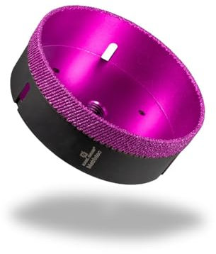 Karl Dahm MATRIXTEC Diamant-Trockenbohrkrone Ø 120 mm I Fliesenbohrer für Feinsteinzeug, Fliesen & Naturstein I Perfekte Kühlung & hohe Standzeit – 50837