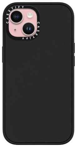 CASETiFY Impact Schutzhülle für iPhone 15 [4X Falltest in Militärqualität, 2,5 m Fallschutz/kompatibel mit Magsafe] – Matte Black