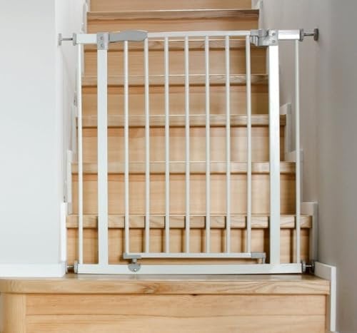 For Your Little One Safety Stair Gate for Baby Child Pets Dog Gate Safe and Secure Pressure No Screws Fit Widths 78-86cm
