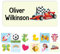 Papa Prints Pack of 48 Kids Name Labels (30 x 14 mm) Lunch Box Stickers Waterproof Name Stickers for Water Bottles