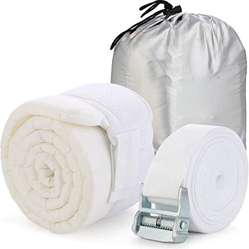 DaMohony Bed Mattress Connector Kit, 7.8inch Wide Bed Bridge Twin to King Converter Kit Bed Filler Twin Bed Mattress Connector with Strap for Double Bed Gap Filler