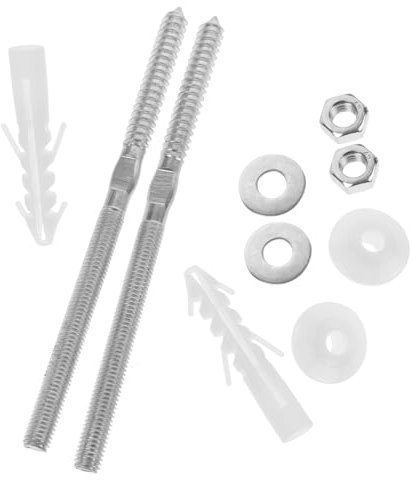 WATIIFUFU Kitchen Basin Antiloosing Screw 10x180mm Extended Length Fastening Screw Kit Wash Basin Fixing Set