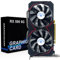 ZER-LON Radeon RX 590 8GB GME Scheda Grafica, 2304SP GDDR5 256 Bit PCIE 3.0X16 Computer Gaming GPU, Dual Freeze Fan Video Card con porte HDMI/DP/DVI Supporto 8K