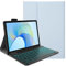 FKQLH Custodia con Tastiera per Lenovo Yoga Tab Plus 12,7'' 2025, QWERTY Layout 7 Colori Retroilluminata Tastiera Bluetooth Rimovibile per Lenovo Yoga Tab Plus 12,7'' 2025, Blu