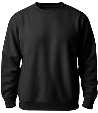 Love My Fashions Mens Sweatshirts Crew Neck And Long Sleeve Plain Sweater Fleece Jumper for Men Uk