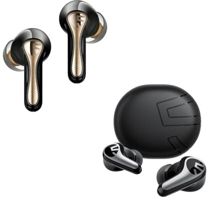 SoundPEATS C30 Auriculares Inalámbricos con Cancelación de Ruido y Air5 Pro+ Auriculares Unidad MEMS y Híbrida