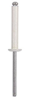 Cofan 07154008 Remache, Blanco, 4.0 x 08 mm