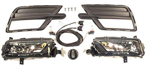 HZ-DESIGN 1 Satz Nebelscheinwerfer zum Nachrüsten NSW Set Kit Komplettset kompatibel mit Caddy 4 Trendline ab 05/2015