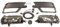 HZ-DESIGN 1 Satz Nebelscheinwerfer zum Nachrüsten NSW Set Kit Komplettset kompatibel mit Caddy 4 Trendline ab 05/2015