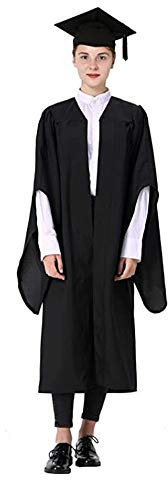 GraduationMall Unisex Economic Graduation Gown and Cap Short Tassel Graduation Hat for Bachelor 51