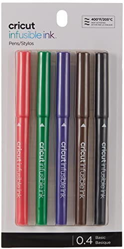 Cricut Infusible Ink™-Stifte 0,4, Standardfarben (5 Stück)