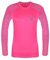 Proviz Womens REFLECT360 Sports T-Shirt – Reflective, Long Sleeve, Fluorescent Running Top for Women, Gym Top, Hi Vis Ladies Running Top Pink
