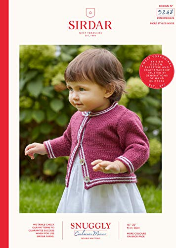 Sirdar Snuggly Baby Cashmere Merino DK Knitting Pattern Booklet - 5248 Cardigans