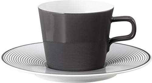Seltmann 001.756439 NoLimits NLC Moments Kaffeeservice, Anthrazit, 18-teilig