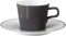 Seltmann 001.756439 NoLimits NLC Moments Kaffeeservice, Anthrazit, 18-teilig
