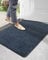DEXI Schmutzfangmatte,rutschfeste Fußmatte für Innen und Außen,Waschbar Eingangsteppich Saugstarke Türmatte - Sauberlaufmatte 80 x 120 cm,Blau-schwarz