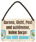 Gin hilft immer - witziges Metallschild mit Kordel und Saugnapf - lustiges Schild für Gin Trinker - Deko für Küche Kneipe Pub Bar Kellerbar Partyraum Hausbar - Geschenk Gin Liebhaber - 18x12cm