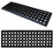 Gummi Stufenmatten Fußmatte Ringgummimatte 25x75 cm Treppenmatte Matte rutschhemmend Dicke 18mm mit Anlaufkante (5 Stück)