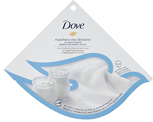 Dove Feuchtigkeitsspendende Gesichtsmaske für trockene Haut, 27 ml