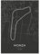 Vacentures Monza Rennstrecken Poster - Geschenk für Motorsport-Fans (50x70 CM)