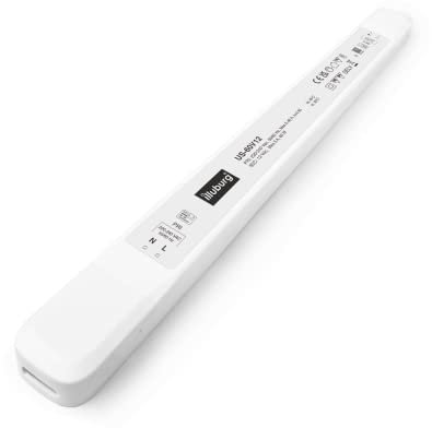 illuburg LED Trafo 12V 60W Slim Flackerfrei Geräuschlos für G4 GU5,3 LED Streifen Möbel Verdeckte Montage Netzteil Treiber Vorschaltgerät Driver Power Supply