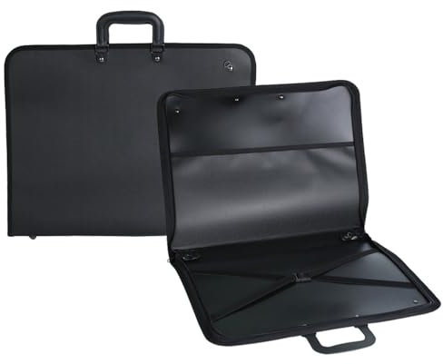 DZOZO A3 Artist Portfolio Case Carrying Bag A3 Artist Portfolio Carrying Case Art Presentation Storage Folder Project Folder Bag for Artwork Sketch Painting & Drawing Boards