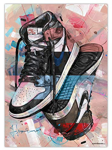 JosHoppenbrouwers Air Jordan 1 Colorway-Poster (50 x 70 cm)
