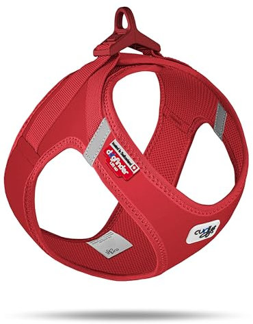 Vest Harness curli Clasp Softshell Red XL