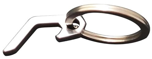 Porte-clés décapsuleur en acier inoxydable - Mini décapsuleur de poche amusant - Décapsuleur de bière - Pendentifs mignons