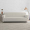 Italian Bed Linen Housse de canapé bielastique Pretty, Crème, 3 Places