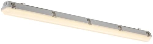 SLV Wand- und Deckenaufbauleuchte 1007493 / Decken- und Wand-Beleuchtung innen, LED Spot, Aufbau-Leuchte, Wandaufbauleuchte, Decken-Strahler / IP66 4000K 36W 4470lm grau dimmbar