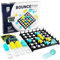 OSDUE Bounce Off Party Game, Bouncing Ball Tischspiel, Bounce Off Game Desktop, Hüpfbal Brettspiele mit 16 Bällen, 9 Herausforderungskarten, Desktop Bouncing Toy für Kinder, Familie und Party