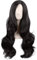 MapofBeauty 28 Zoll/70 cm Cosplay Lange Wellige Lockige Synthetische Faser Seite Bangs Anime Mode Party Haar Perücke (Schwarz)