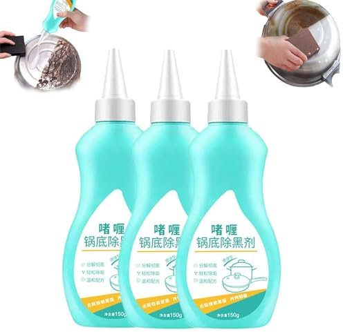 LXCJZY Magic Gel Cleaner for Pots and Pans,Black Pot Bottom Cleaning Gel,Cleaner for Bottom of Pots and Pans, Gel Cleaner for Cookware Bottom (1)