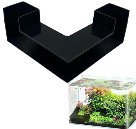 Virtcooy Attractive Shrimp Hide Tunnel For Corner | Shrimp Cave Aquarium Accessory, XL Corner Tunnel, Multifunctional Fish Tank Accessory