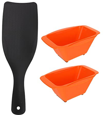 Ipetboom 1 Satz Werkzeug Zum Färben Von Haaren Tönungsschale Haarfärbebrett Haarfärbeschale Und Bürste Highlights Paddelkamm Hebt Das Haarfarben-kit Hervor Haarfärbeset Markieren Orange Abs