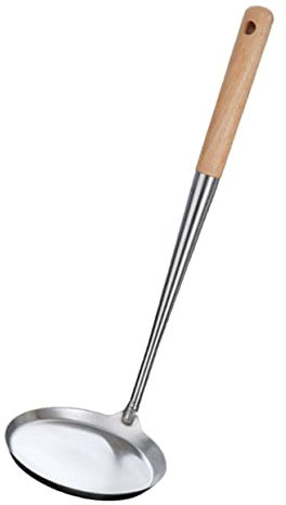 HOLIDYOYO Antihaft-bratlöffel Aus Mit Langem Griff Kochlöffel Zum Braten Und Knabbern Haushaltslöffel Für Kartoffelpuffer Und Andere Speisen Robust Und Praktisch Für Lange Nutzungsdauer
