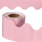 PATIKIL Bulletin Board Border, 41 Feet Poster Chalkboard Cork Decoration Trim Scalloped Borders Wall Decor for Classroom Office Locker, Light Pink