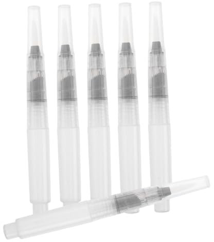 Tofficu 6stücke Wasserfarbenstifte Set Wasserlösliche Buntstifte Für Aquarellmalerei Nachfüllbare Wasserpinselstifte Mit Weißem Textmarker Zum Zeichnen Und Ausmalen