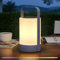 GGNOO Solar Tischlampe Outdoor Tragbare Kabellose LED Akku Tischleuchte, Wasserdichte Solar Tischleuchte Outdoor mit 8 Farben Solarlampen für Außen Tisch, Bar & Terrasse Ideal für Ostern Dekoration​