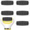 5 Pcs Extra Coarse Replacement Refill Heads, Foot Scraper Rollers for Calluses and Heels for Amope Pedi Refills Electronic Foot File, Leaving Feet Soft and Smooth