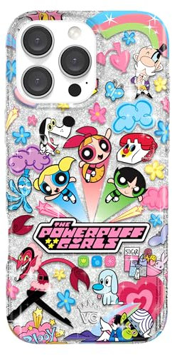 VELVET CAVIAR x The Powerpuff Girls for iPhone 16 Pro Max Case - Compatible with MagSafe [10 ft Drop Tested] - Girly Cute Phone Cover (Girl Power Glitter)