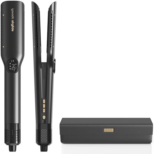 Navado Airglide Airstraight - Plancha de pelo húmedo a seco - Secador de pelo y plancha 2 en 1 - Coldshot - Alternativa - Secador de pelo - Plancha de vapor