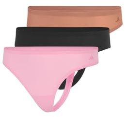 adidas Damen Thong (3 Pack) - Sport Active Light Flex-Packaged Panties - String - Bequeme Unterwäsche