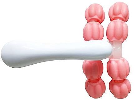 UTHCLO Massagerolle mit Ergonomischem Design und Komfortablem Griff Y-form aus Kunststoff und Körperentspannung für Arme und Beine für Fitness